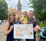  Семейный шарж рыжеволосых, Михаил Шабалин, шаржист